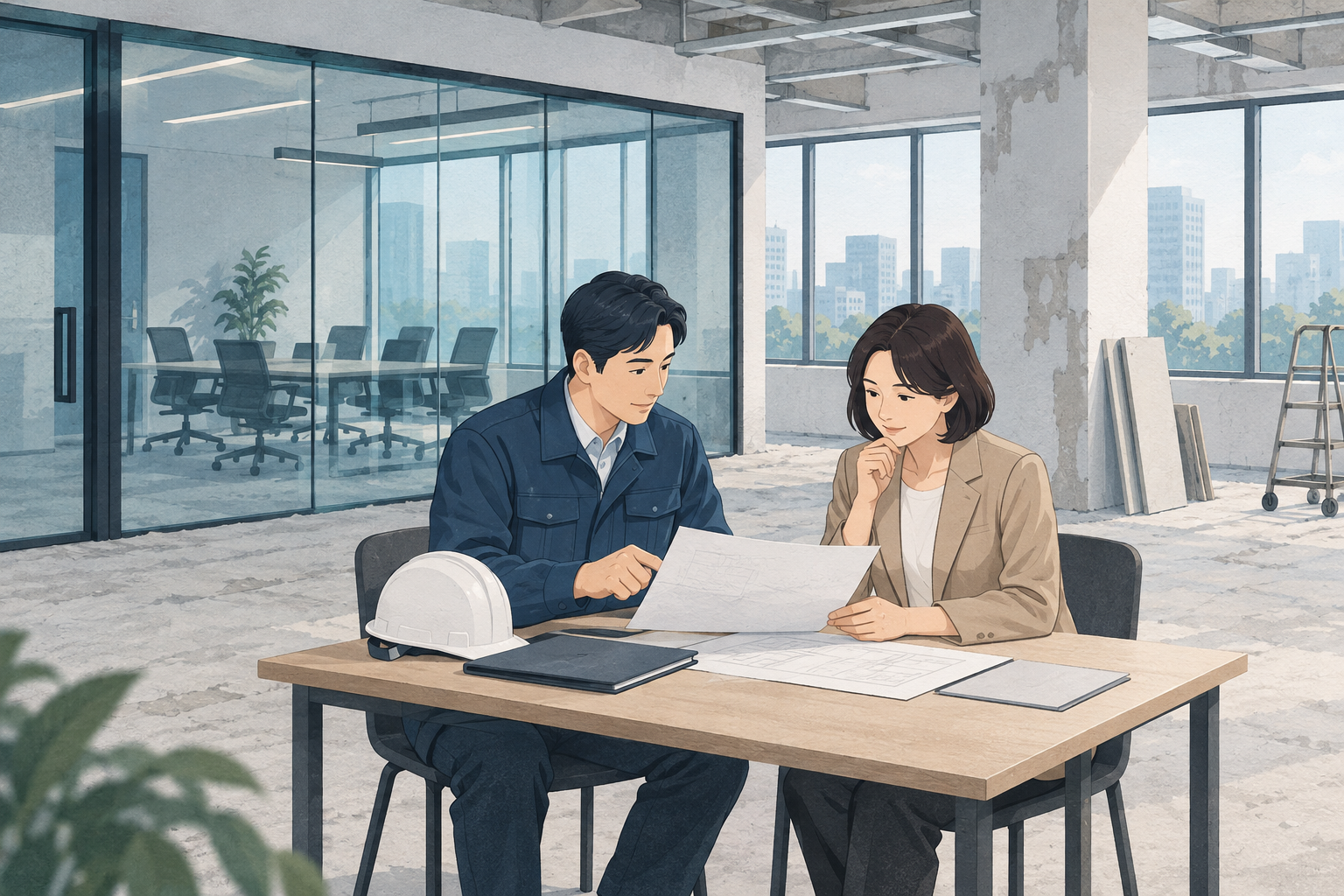 사무실 철거 비용과 업체 선택, 계약 전 반드시 알아야 할 것들 관련 설명용 삽화