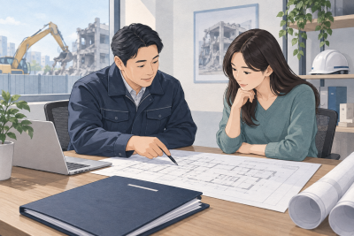 철거 업체 고르는 법, 허가·견적·계약에서 확인할 것들 관련 설명용 삽화